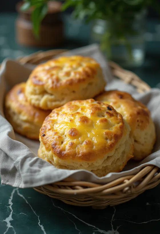 Pãozinho de queijo crocante recém-saído do forno