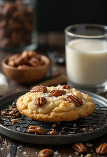 Biscoito de noz-pecã recém-assado