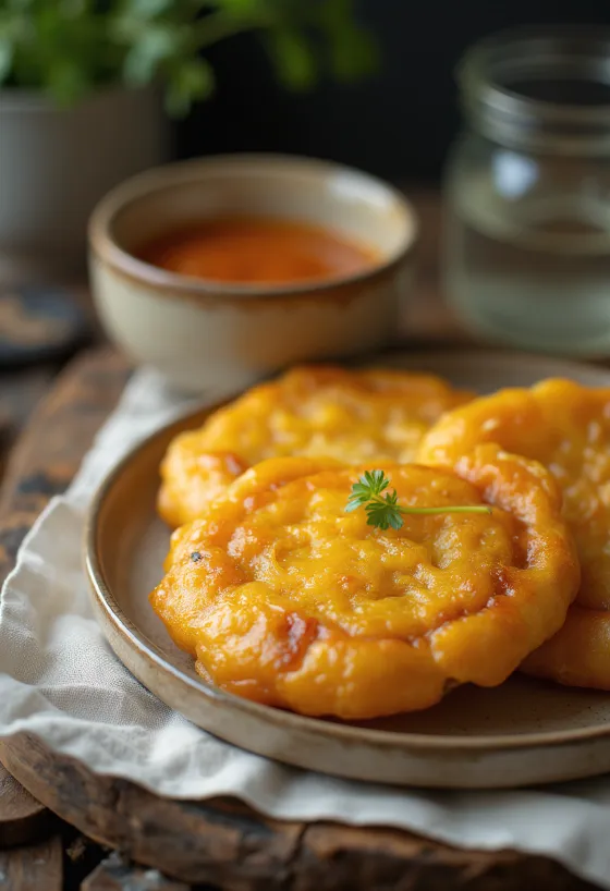 Sopaipilla chilena de abóbora, massa frita crocante
