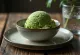 Sorvete Häagen-Dazs Green Tea com textura cremosa