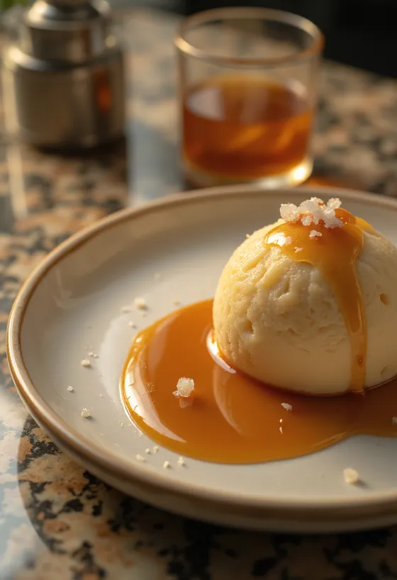 Parfait de Caramelo servido