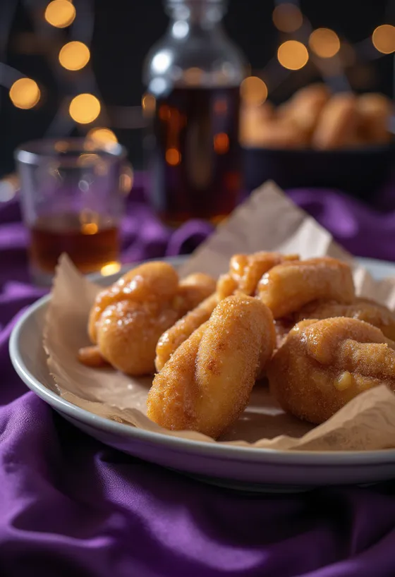Massa frita Beaver Tails com açúcar e canela