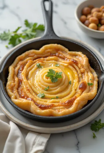 Malawah, pão achatado iemenita servido