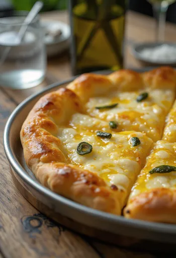 Pizza all’Olio com azeite extra virgem e ervas frescas