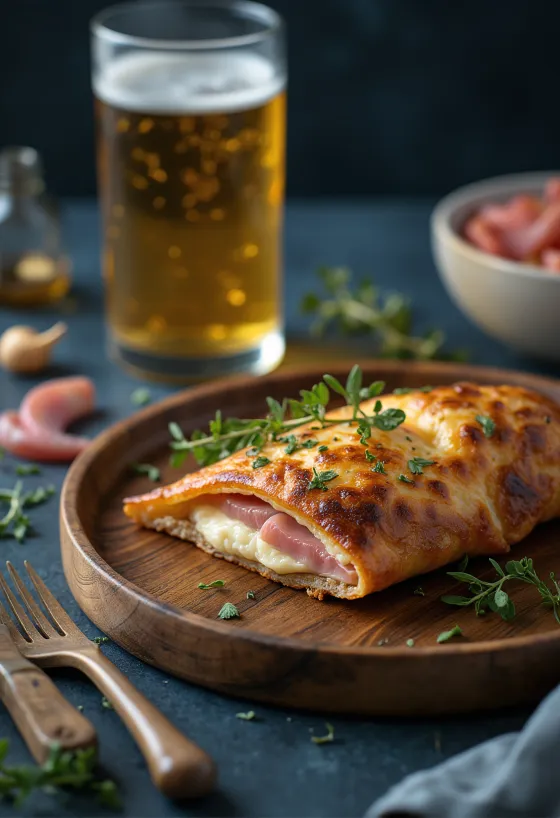 Calzone de Trigo Sarraceno recém-assado