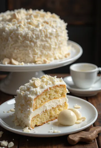 Torta Raffaello decorada