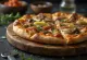 Pizza Capricciosa com Borda Recheada servida