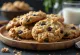 Cookies de aveia servidos em formato de biscoito