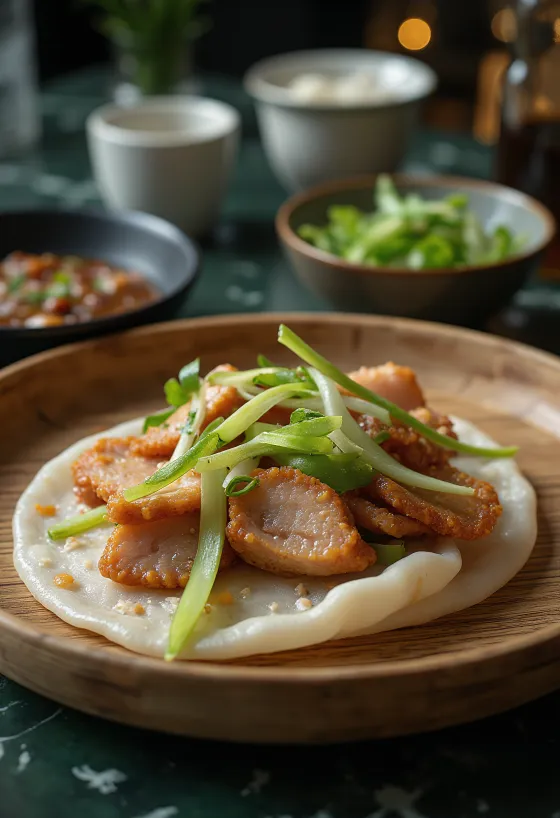 Panqueca de Pato servida