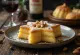 Pandoro com amêndoas recém-assado, polvilhado com açúcar de confeiteiro