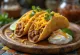 Taco duplo servido
