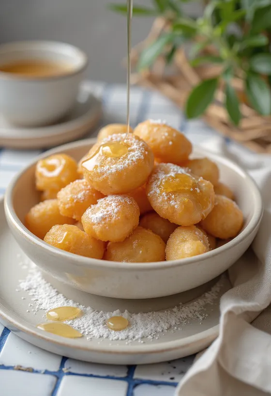 Petulla donut albanês