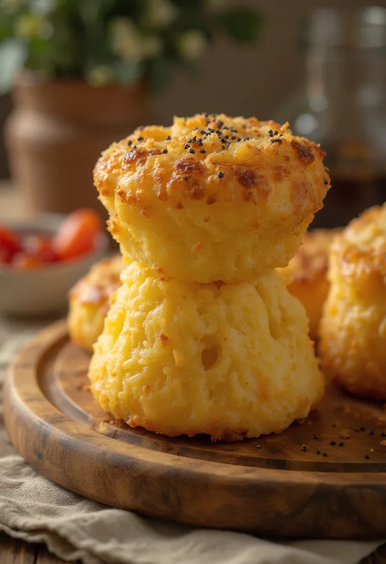 Yorkshire pudding com panko, crocante e dourado