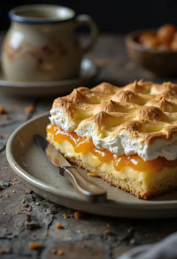 Torta de Ricota Rákóczi no prato