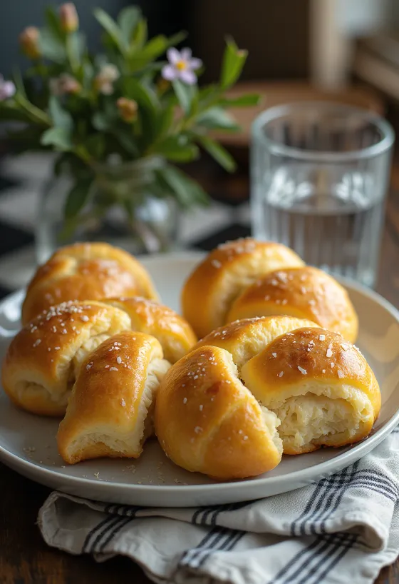 Pão mexicano bolillo recém-assado