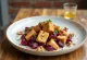Salada de Tofu Picante com Beterraba
