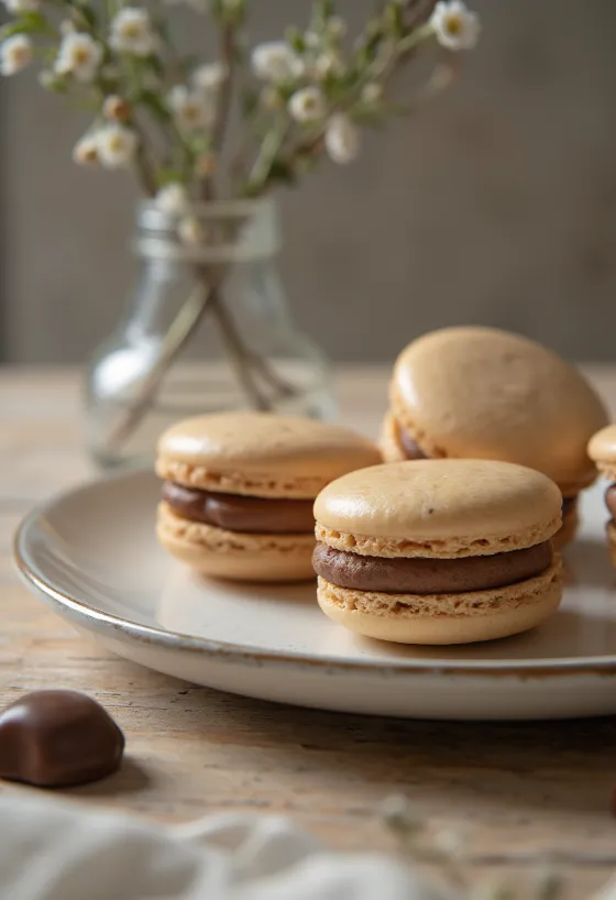 Macaron tipo Kinder Bueno