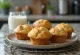 Muffin de okara servido recém-assado