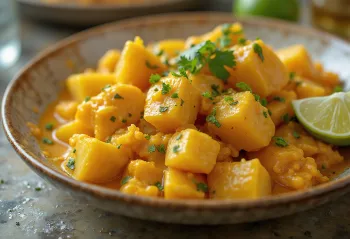 Picante de pollo con ají amarillo, ensopado de frango picante