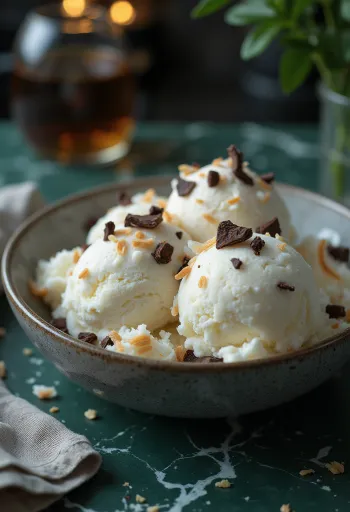 Sorvete Bounty Ice Cream servido