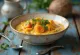 Korma com cenoura, prato indiano cremoso e temperado