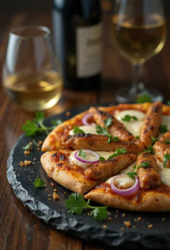 Pizza Estilo Etíope servida